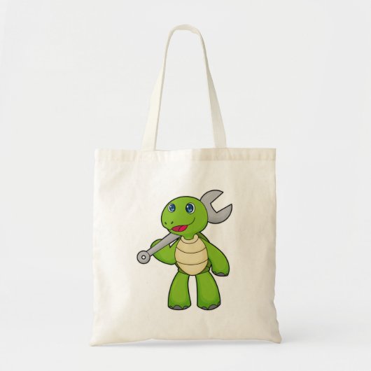 Turtle Mechanic WFrench Tote Bag (Voorkant)