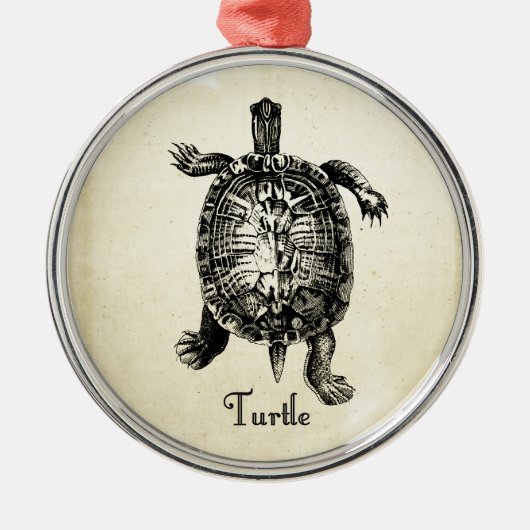  TURTLE METALEN ORNAMENT (Voorkant)