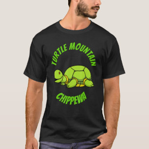Turtle Mountain Chippewa Turtle T T-shirt