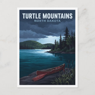 Turtle Mountains, North Dakota Bottineau Briefkaart