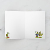 Turtle Music verjaardagskaart Kaart (Binnen)