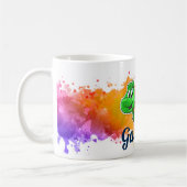 Turtle Orange Splash Mug (Gauche)