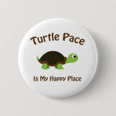 Turtle Pace Ronde Button 5,7 Cm (Voorkant)