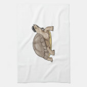 Turtle Painter Paint brush Theedoek (Verticaal)