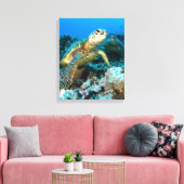 Turtle Pair Canvas Afdruk (Insitu (Woonkamer))