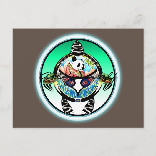 Turtle Panda Briefkaart