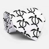 Turtle petroglyph stropdas (Opgerold)