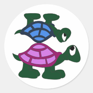 Turtle Piggyback Sticker
