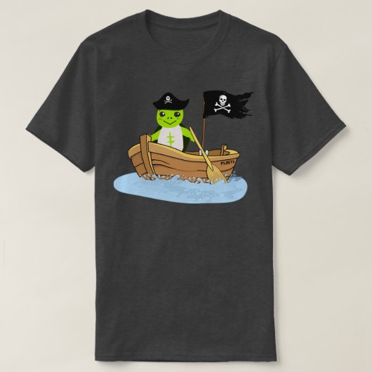 Turtle Pirate T-shirt (Design voorkant)
