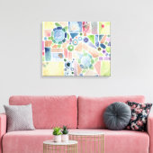 Turtle Pond Aquarelle peinture sur toile (Insitu(Salon))