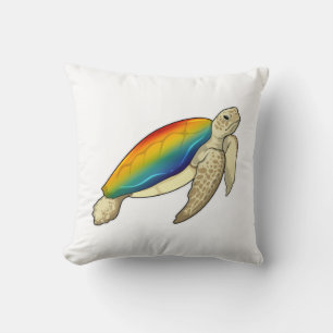 Turtle Rainbow Kussen
