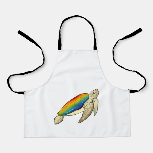 Turtle Rainbow Schort (Voorkant)