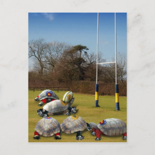 Turtle Rugby Briefkaart