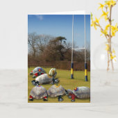 Turtle Rugby Kaart (Gele Bloem)