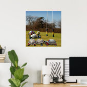 Turtle Rugby Poster (Thuiskantoor)