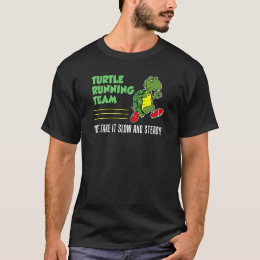 Turtle Running Team T-shirt (Voorkant)