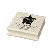 Turtle Signature Rubberstempel (Stempel)