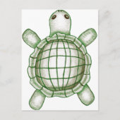 Turtle Sketch Briefkaart (Voorkant)
