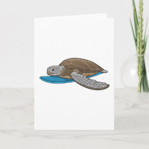 Turtle Surfer Surfplank Kaart