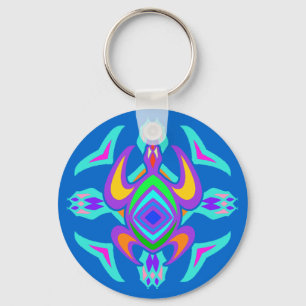 Turtle Symmetry Pattern Sleutelhanger