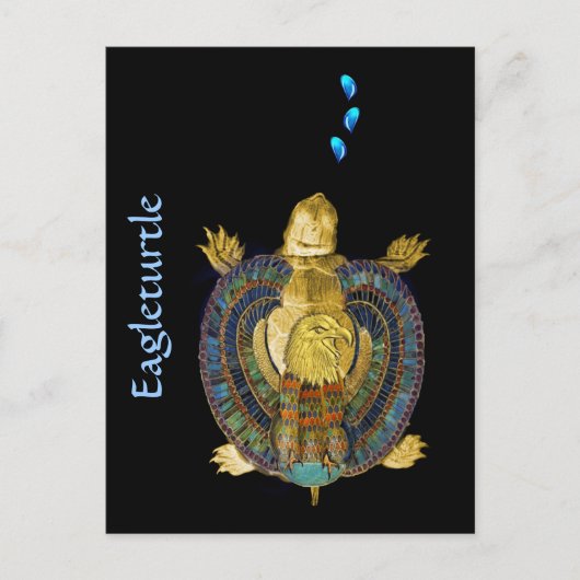 Turtle Talisman Alpha Briefkaart (Voorkant)