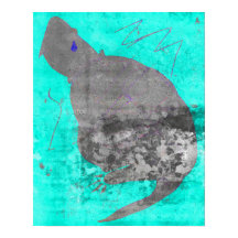 Turtle Teardrop 16 x 10 poster
