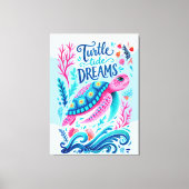 Turtle Tide Dromen Canvas Afdruk (Voorkant)