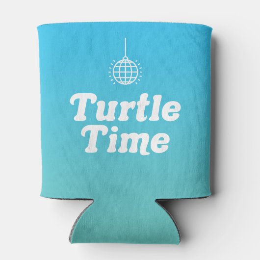 Turtle Time Coozie (Achterkant)