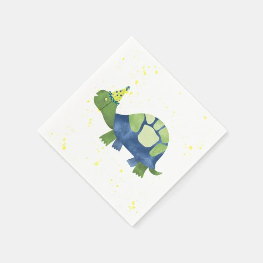 Turtle Tortoise Verjaardagsfeestservetten Servet (Hoek)