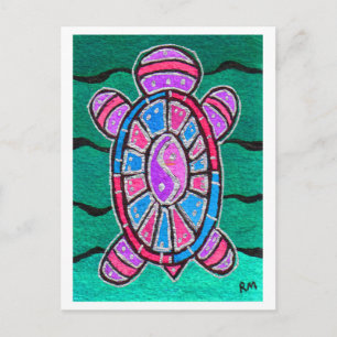 Turtle Totem Briefkaart