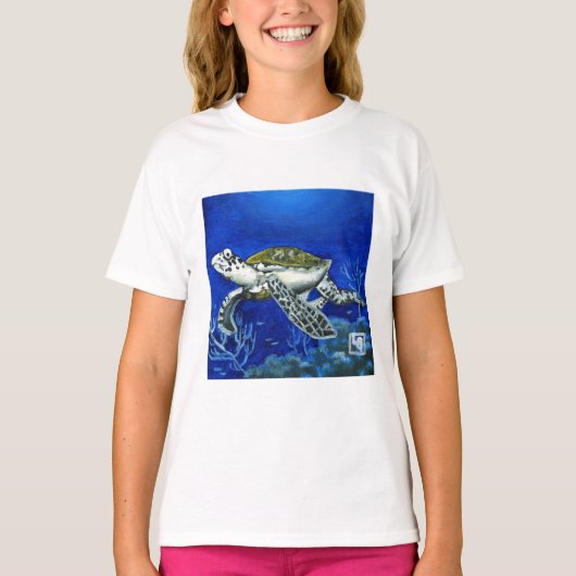 Turtle Tracks T-shirt (Voorkant)