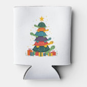 Turtle Tree Christmas Tree Adorable Turtle Christm Blikjeskoeler (Voorkant)