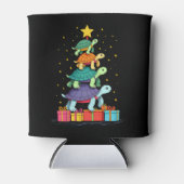 Turtle Tree Christmas Tree Adorable Turtle Christm Blikjeskoeler (Voorkant)