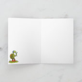Turtle verjaardagskaart kaart (Binnen)