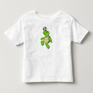 Turtle Voetbalspeler Voetbal Kinder Shirts