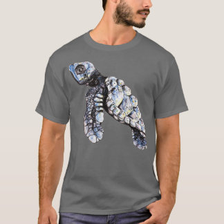 Turtle Watercolor Illustration T-shirt