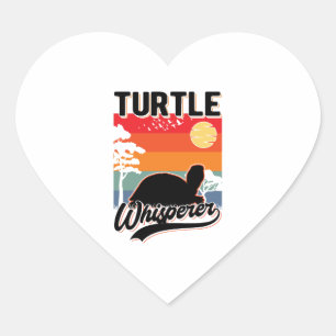 Turtle Whisperer Mini Hart Sticker