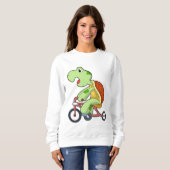 Turtle with Bicycle Trui (Voorkant volledig)