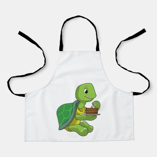Turtle with Cake Schort (Voorkant)