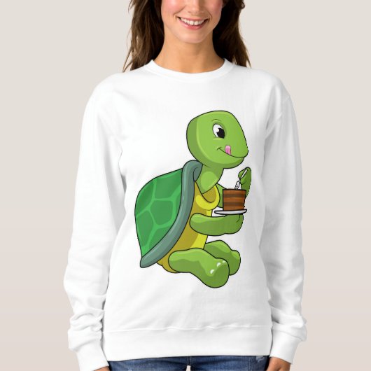 Turtle with Cake Trui (Voorkant)