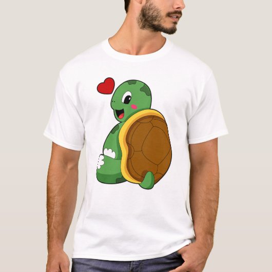 Turtle with Heart T-shirt (Voorkant)