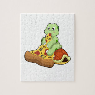 Turtle with Pizza Legpuzzel
