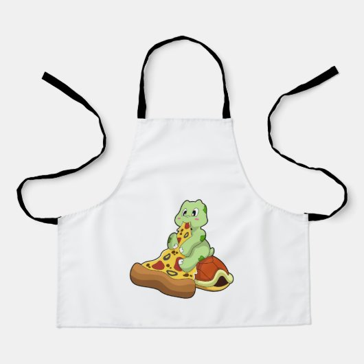 Turtle with Pizza Schort (Voorkant)