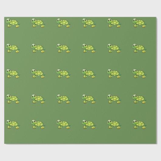 Turtle Wrapper Cadeaupapier (Vlak)