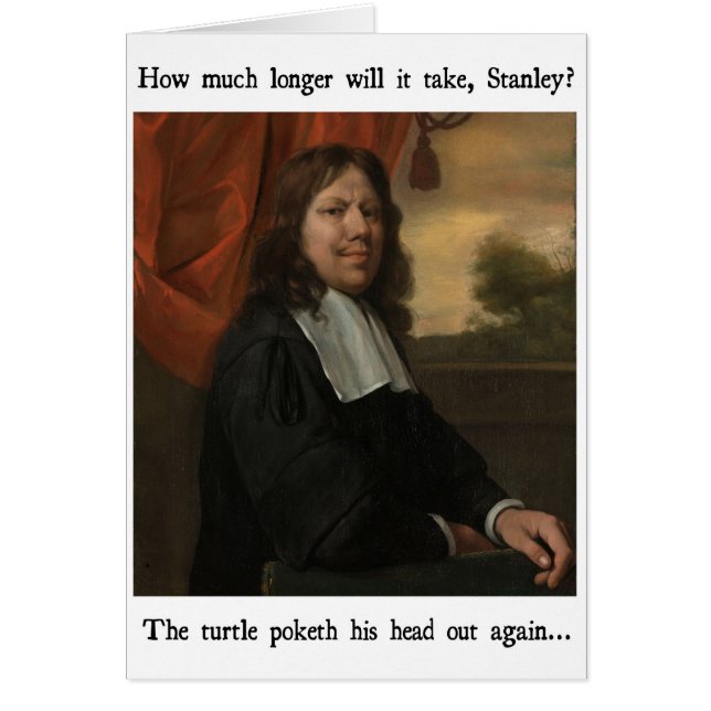 Turtlehead Funny Card (Voorkant)