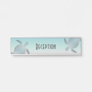 Turtles Beach Hotel Desk Name Bord Deurbordje