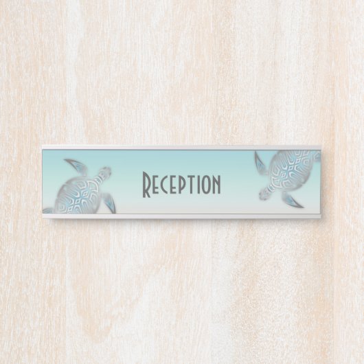 Turtles Beach Hotel Desk Nom Plaque (Devant)