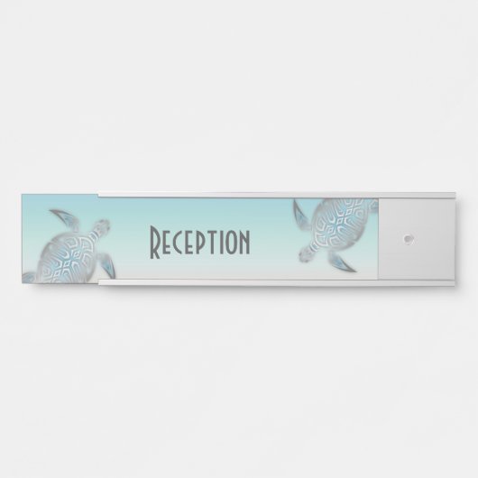 Turtles Beach Hotel Desk Nom Plaque (Devant)
