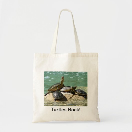 Turtles Rock! Tote Bag (Voorkant)