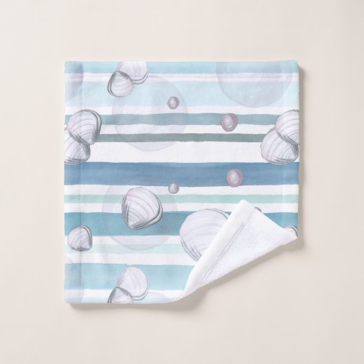 Turtles Watercolor Pattern (Gant de toilette)